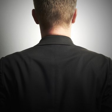 adam siyah suit.without face.businessman.men arka