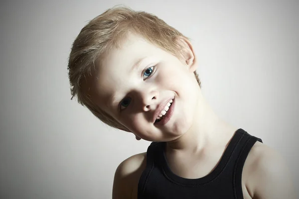 Smiling Child. Funny Little Boy. Handsome — Stock Photo, Image