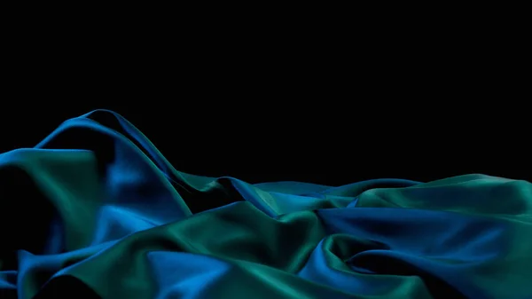 Têxtil Seda Colorido Como Uma Onda Fundo Abstrato Bonito — Fotografia de Stock