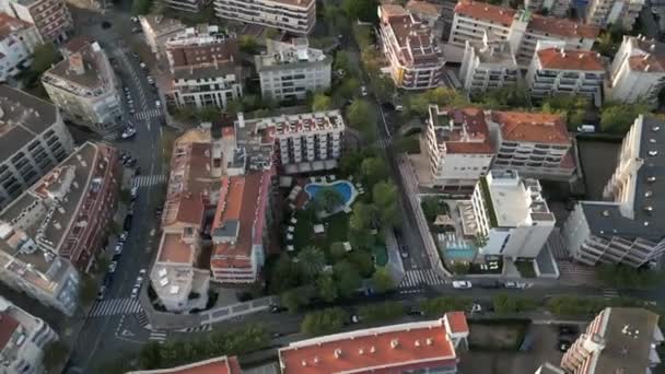 공중에서 스페인 타라고 모니카 2022 Drone Video 고품질 — 비디오