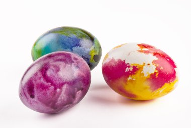 üç Paskalya yortusu yumurta