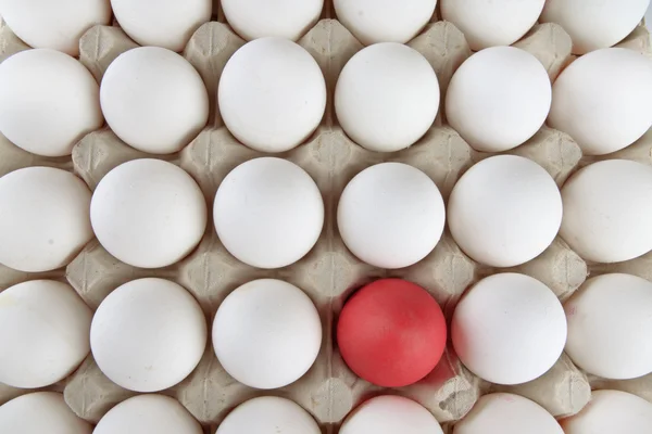 Easter Eggs In A Grid — Stock Photo, Image