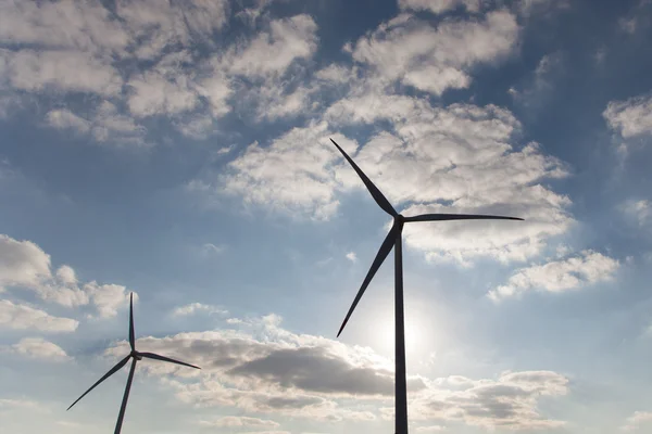 Two Wind Generators Stock Image