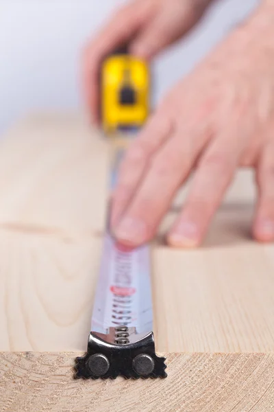 Measurement By Tape Measure — Stock Photo, Image