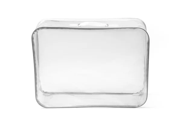 Transparent Plastic Suitcase — Stock Photo, Image