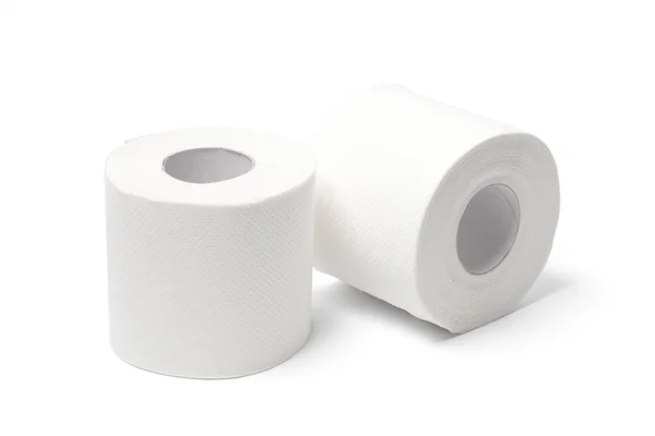 Rollos de papel higiénico - Con camino de recorte —  Fotos de Stock