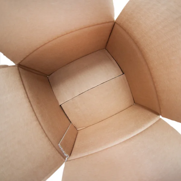 Empty Carton Box - Stock Photo — Stock Photo, Image