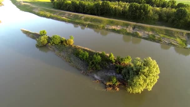 Nehir Adaları Hava video- — Stok video