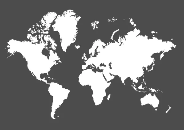 Carte du monde — Image vectorielle