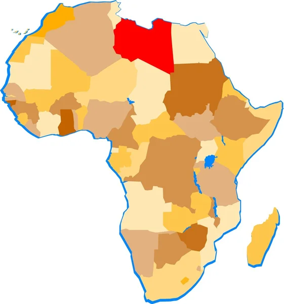 Libyen. — Archivo Imágenes Vectoriales