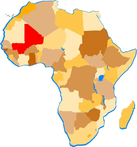 Mali — Vettoriale Stock