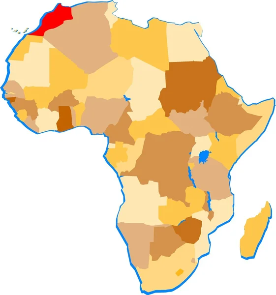 Marocco — Vettoriale Stock