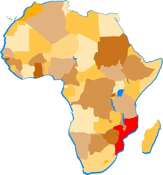 Mozambiku — Wektor stockowy