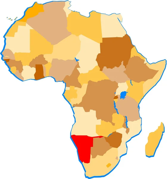 Namibia — Archivo Imágenes Vectoriales