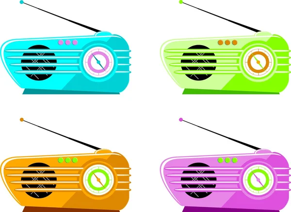 Radio. — Vector de stock