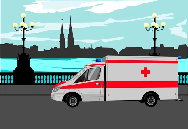 Ambulance — Image vectorielle