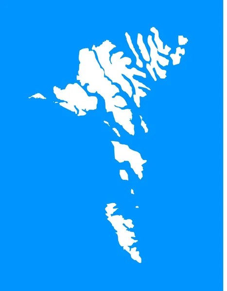 Kartor, kort, ön, land, Danmark, översikt, sammanfattade, Färöarna Royaltyfria Stockvektorer