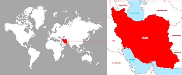 Irán — Archivo Imágenes Vectoriales