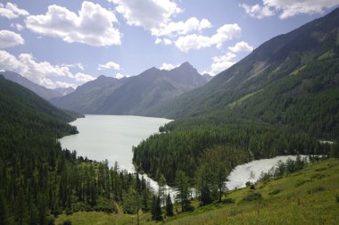 kucherlinskoe lake, altay, Rusya Federasyonu