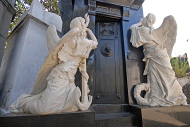 Türbeler. Recoleta mezarlığı, buenos aires. Arjantin.