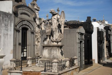 Türbeler. Recoleta mezarlığı, buenos aires. Arjantin.