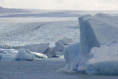 upsala buzulun içinde patagonia, Arjantin.