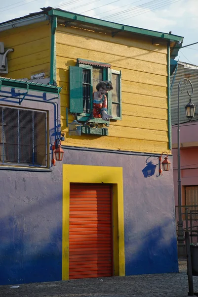 Street La Boca - Caminito, Buenos Aires, Argentina. — Stock Photo, Image