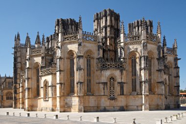 Gotik Batalha Manastırı Portekiz.