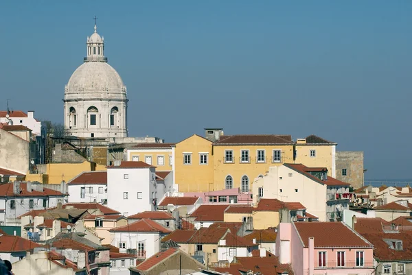 Baixa zona urbana de Lisboa — Fotografia de Stock