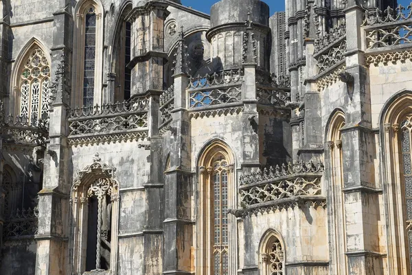 Monastero gotico di Batalha in Portogallo . — Foto Stock