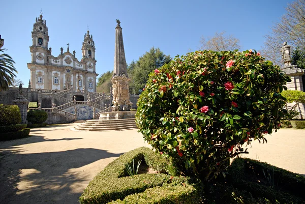 Kościół nossa senhora dos remedios, lamego, portugal. — Zdjęcie stockowe