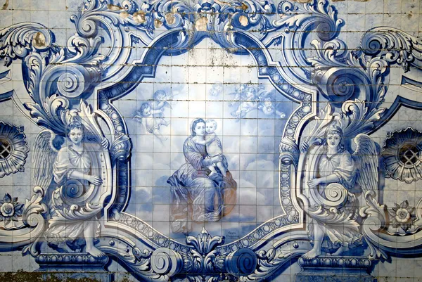 Vintage tiles from Lisbon, Portugal. — Stock Photo, Image