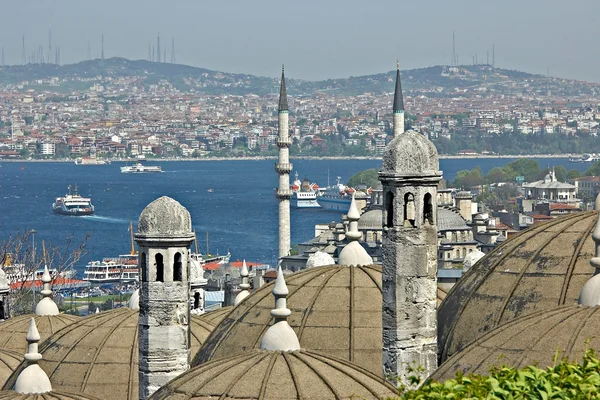 İstanbul Türk görünümü. Türkiye'de ilgi noktası — Stok fotoğraf