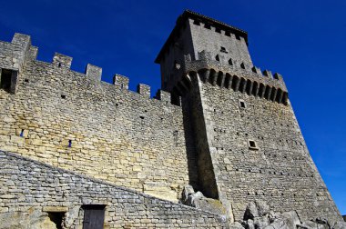 Üç kule bir. san marino Cumhuriyeti.
