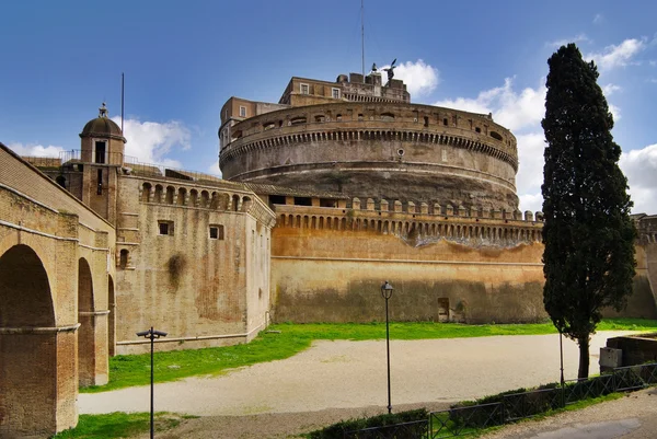 Castello Sant'Angelo a Roma, Italia . — Foto Stock