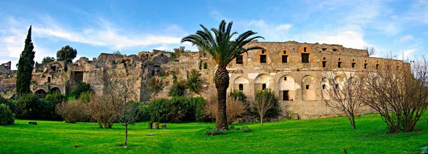 Panorama delle rovine di Pompei . — Foto Stock