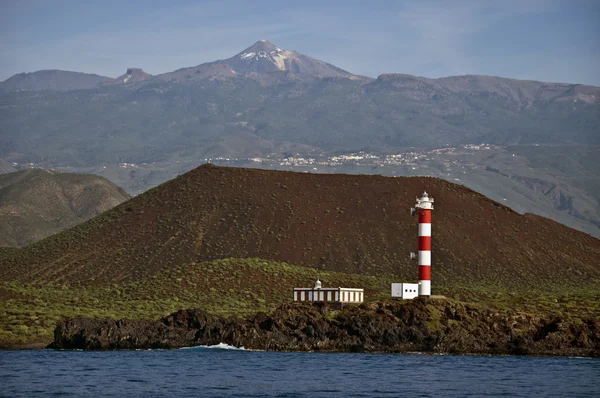 Latarnia morska w Wyspy Kanaryjskie Teneryfa (faro de rasca),. — Zdjęcie stockowe