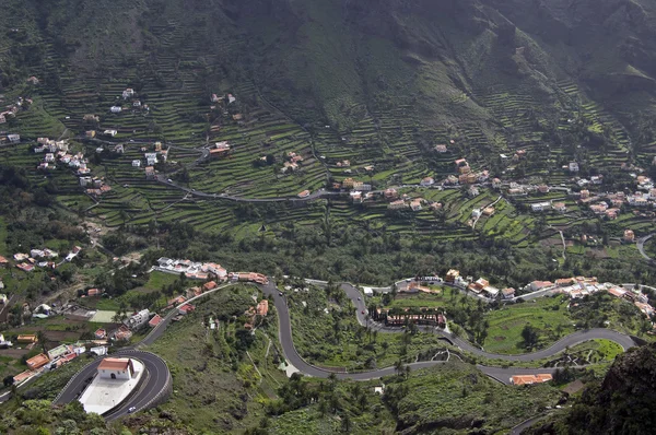 Valle Gran Rey en la isla de la Gomera. Islas Canarias. España . —  Fotos de Stock