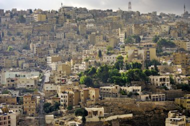 Görünüm sermaye city amman. Ürdün.