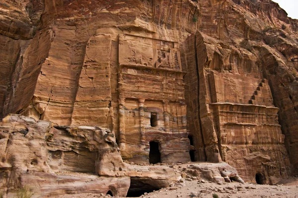 Ruinas en Petra, Jordania. —  Fotos de Stock