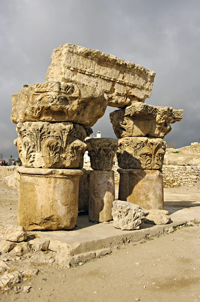 Ruins of citadel in Amman in Jordan. — Stock Photo, Image