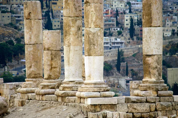 Pohled hlavního města Ammánu. Jordánsko. — Stock fotografie