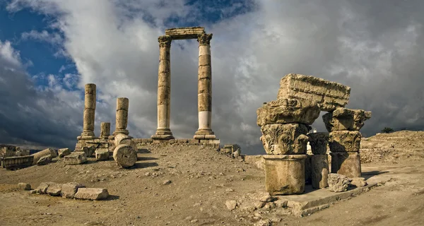 Citadela v Ammánu v Jordánsku. — Stock fotografie