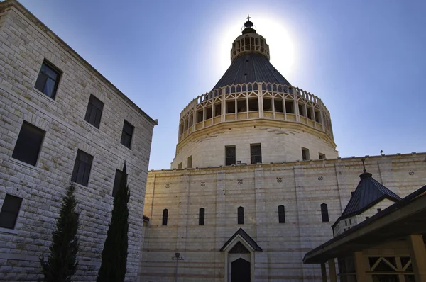 Annunciation Bazilikası. Nasıra, İsrail. — Stok fotoğraf