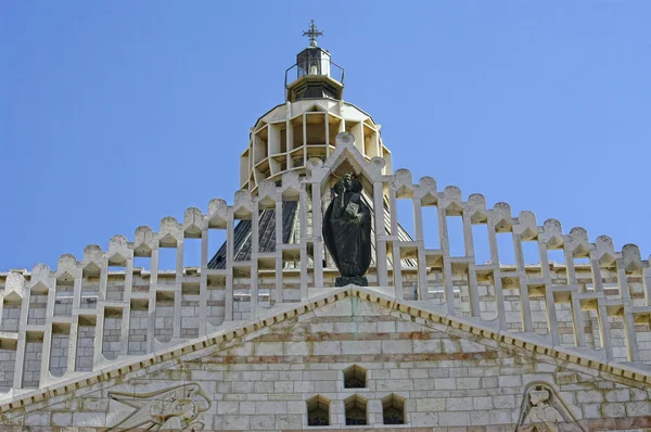 《宣告的圣殿》。Nazareth，以色列. — 图库照片