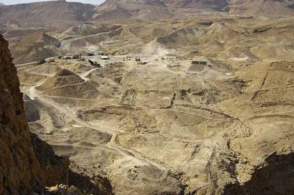 Titta väster från fotress av masada. — Stockfoto
