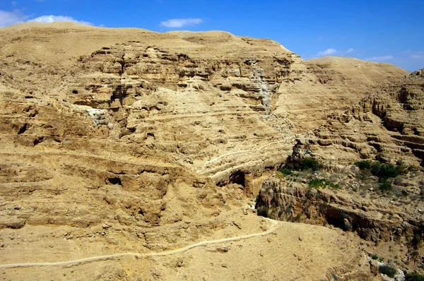 Wadi Qelt canyon. — Stockfoto