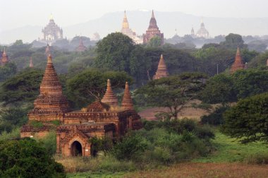 bagan tapınakları. Myanmar (burma).