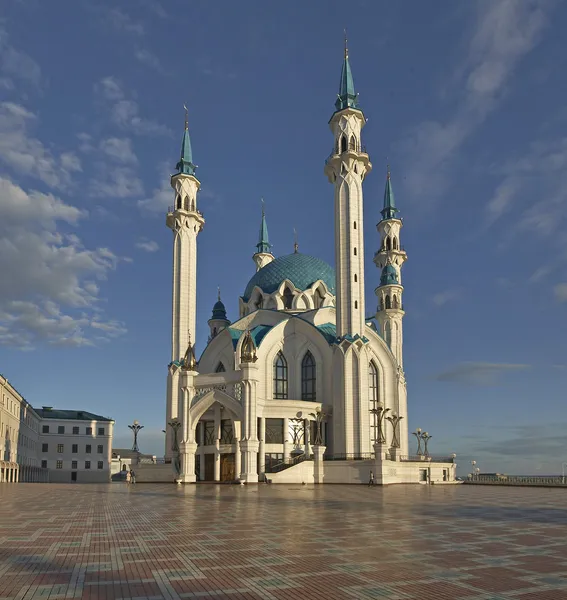 Qolsharif mosque minaret in Kazan. Russia. — Stok fotoğraf