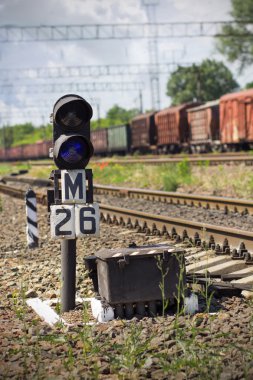 Semaphore on railway